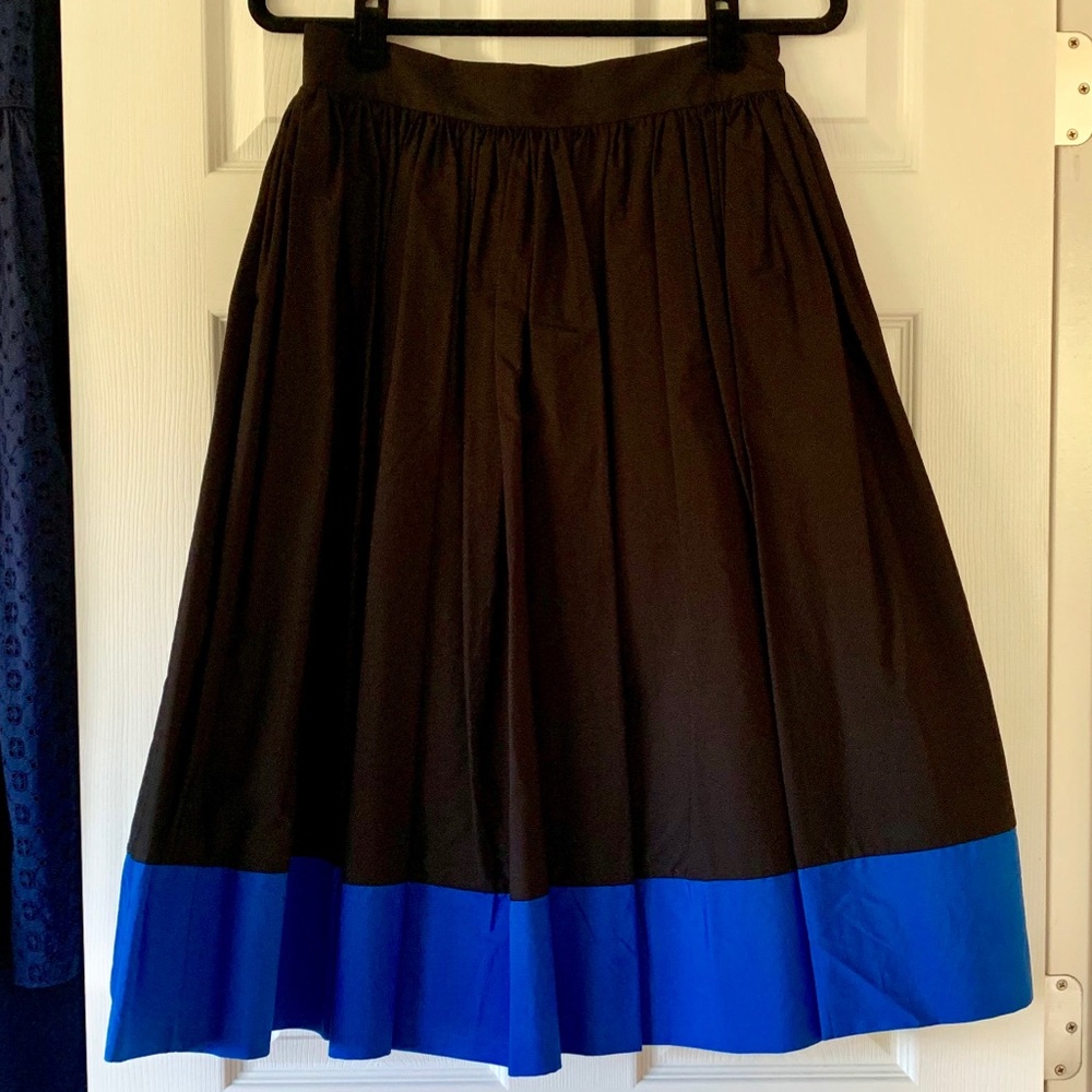 Alice and Olivia poplin skirt